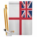 Cosa 28 x 40 in. British Navy Flags of the World Historical Impressions Vertical House Flag Set CO2009491